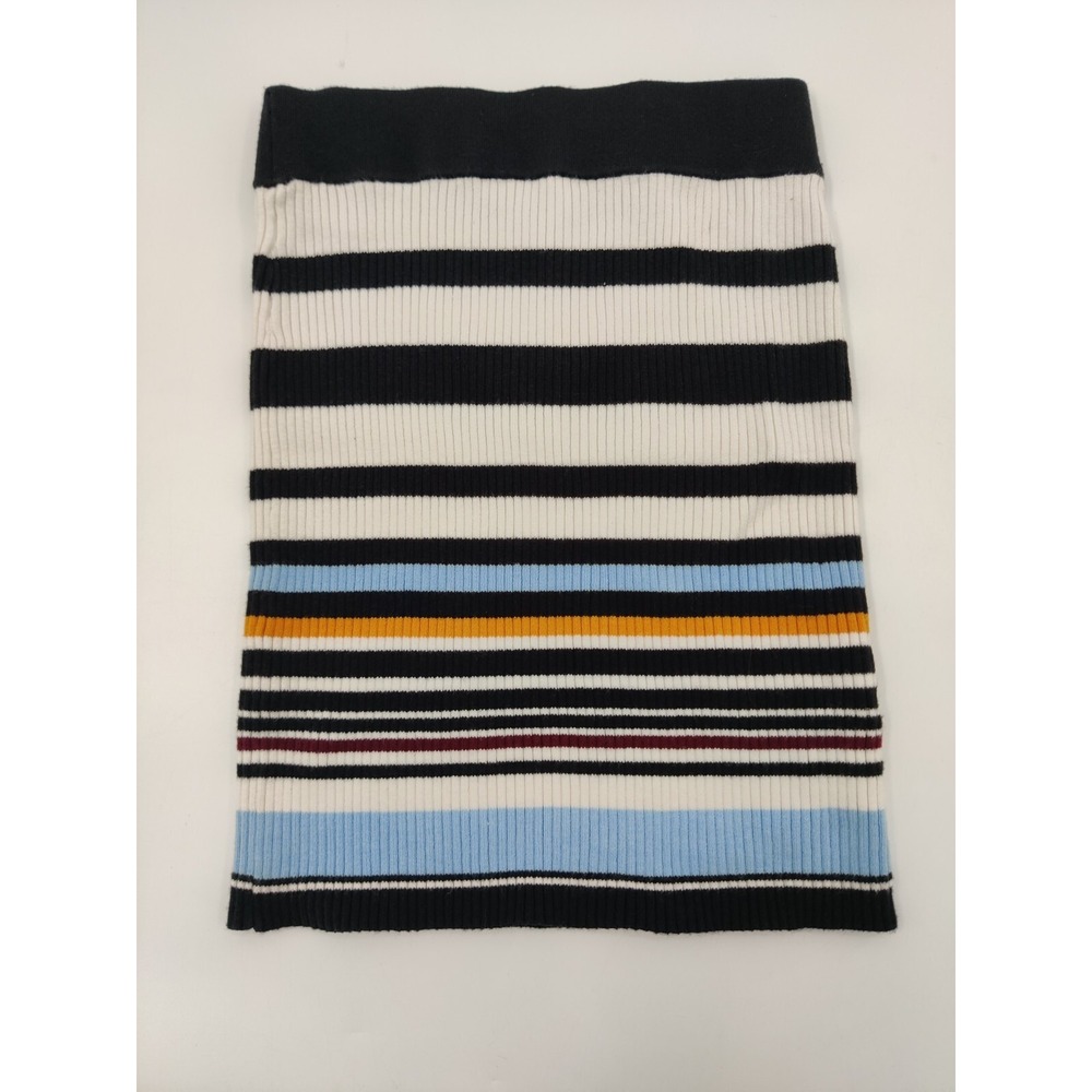 BCBGeneration Womens Ribbed Striped Mini Skirt Multi Color Size XS - Picture 2 of 9